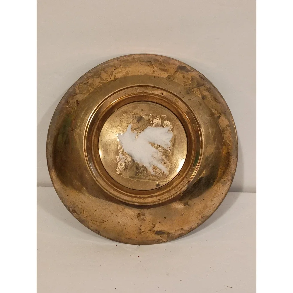 Vintage Messing Enameled‎ Bowl Home Decor Small Brass Decorative Bowl